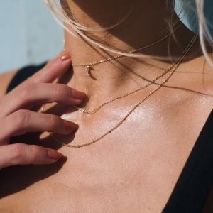 Half Moon Layered Necklace